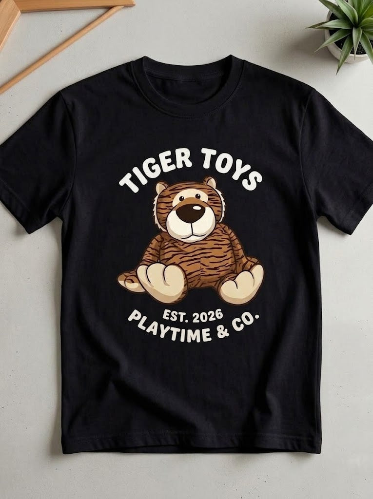 Tiger T Shirt EST.2026 Playtime & CO