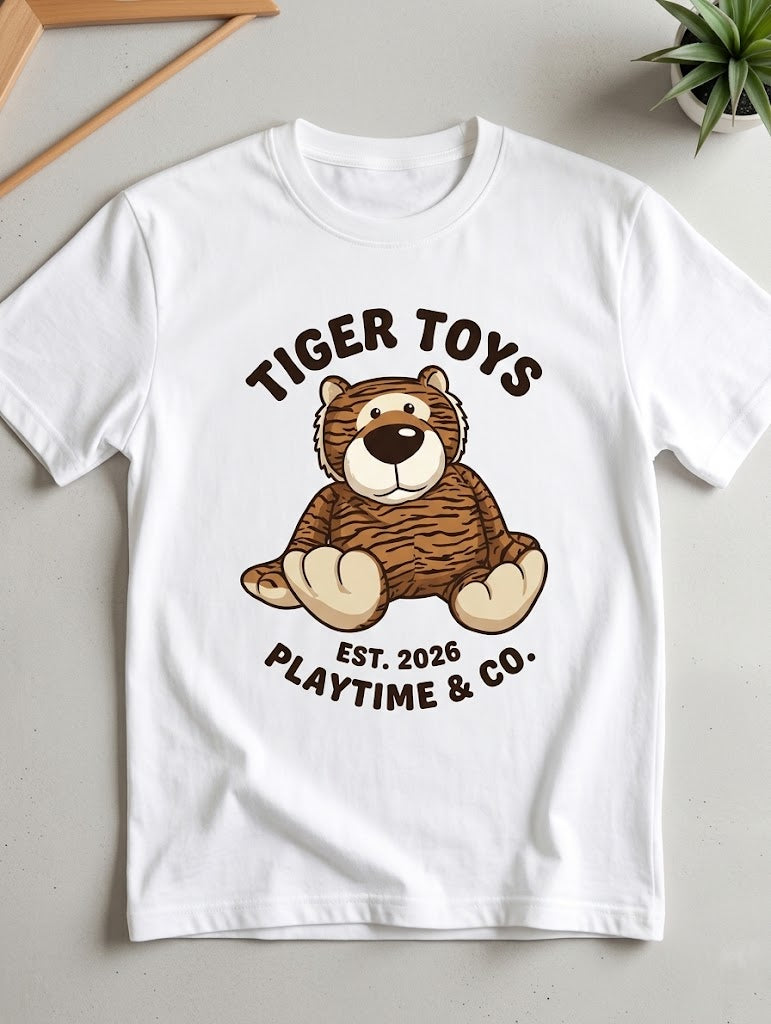 Tiger T Shirt EST.2026 Playtime & CO